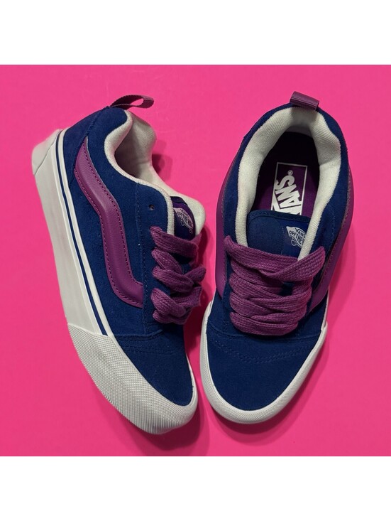 Vans Shoes - VANS Knu Skool Purple Side Stripe Skate Sneakers 507698 Women’s Size 6 New